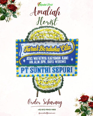 Papan Bunga Duka di Wirobrajan
