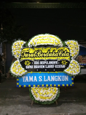 Papan Bunga Duka di Wirobrajan
